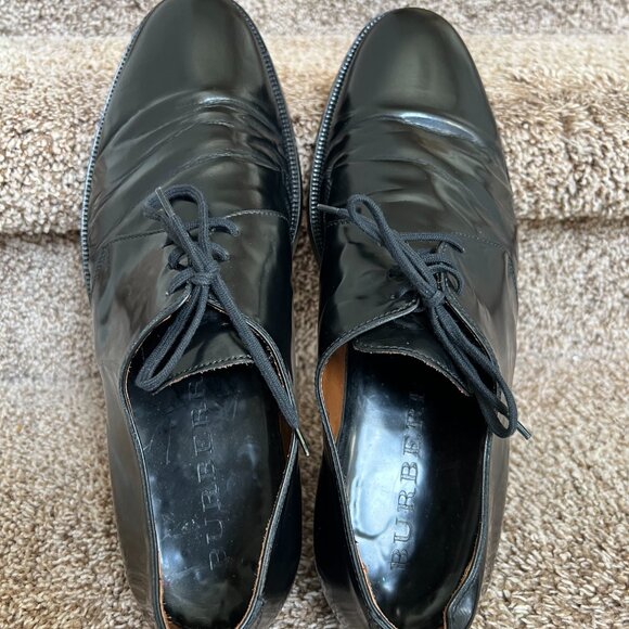Burberry Men\'s Black Leather Lace Up Shoes main image 5